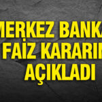 Merkez Bankası Faiz Oranını Belirledi