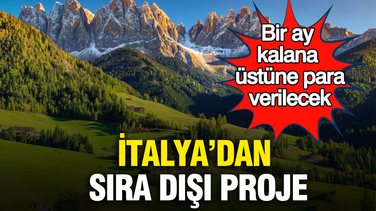 İtalya’dan Yenilikçi Proje: Alp Dağları’nda Bir Ay Geçirene Para Ödenecek