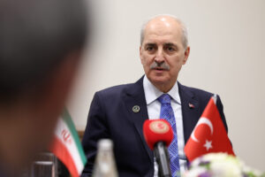 TBMM Başkanı Kurtulmuş, İran İslami Danışma Meclisi Başkanı Ghalibaf ile görüştü